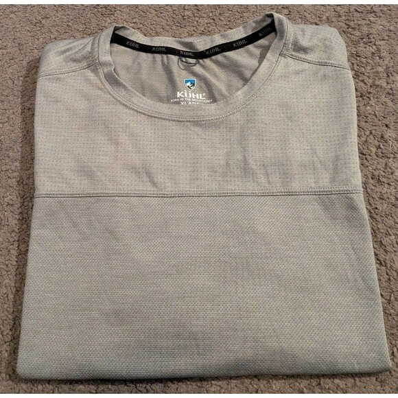 KUHL Enginereed T Gray Short Sleeve T-Shirt 7361 Men's XL - Picture 1 of 6